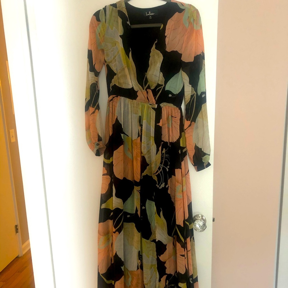 Spring flirty maxi dress size MEdium